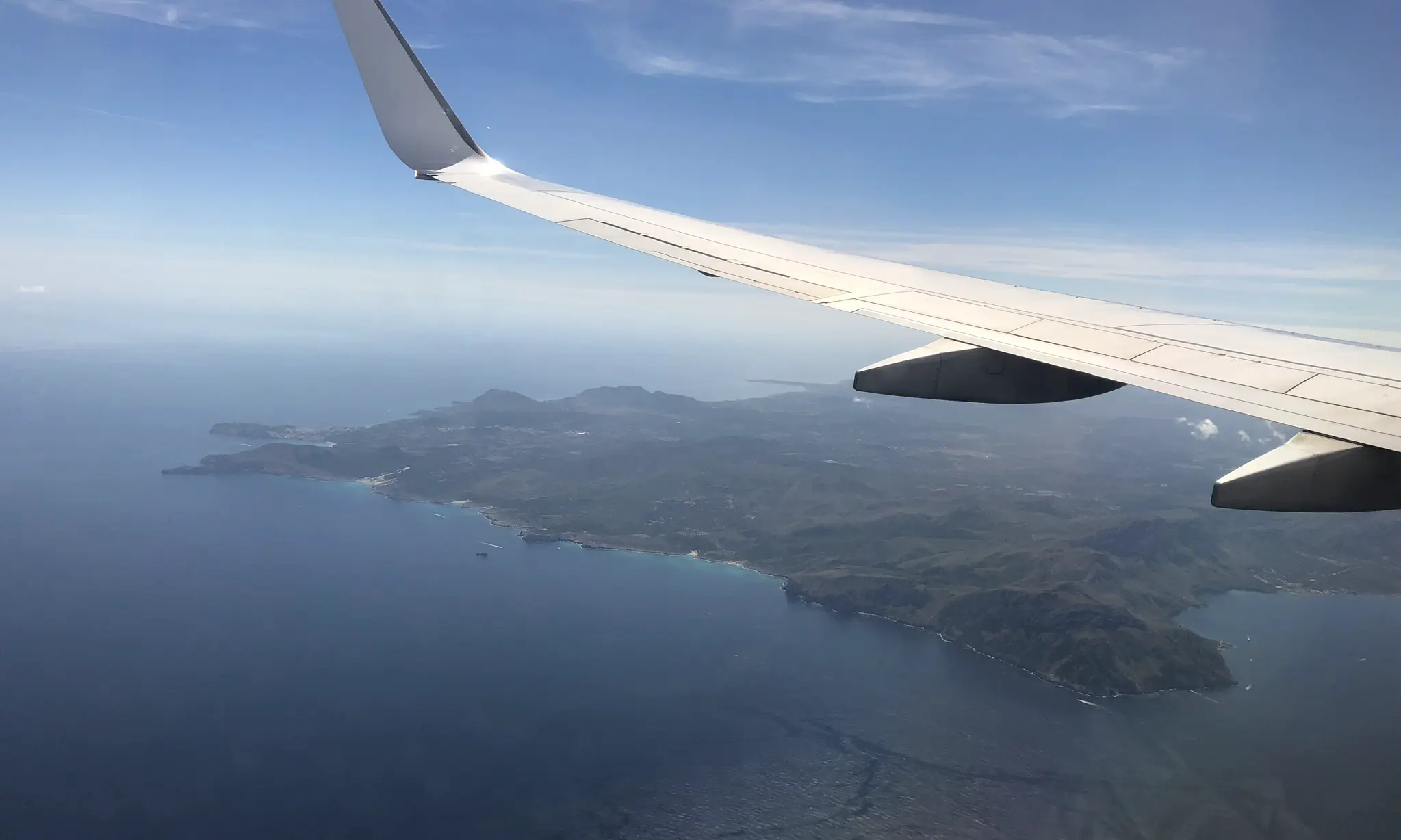 Anflug auf Palma