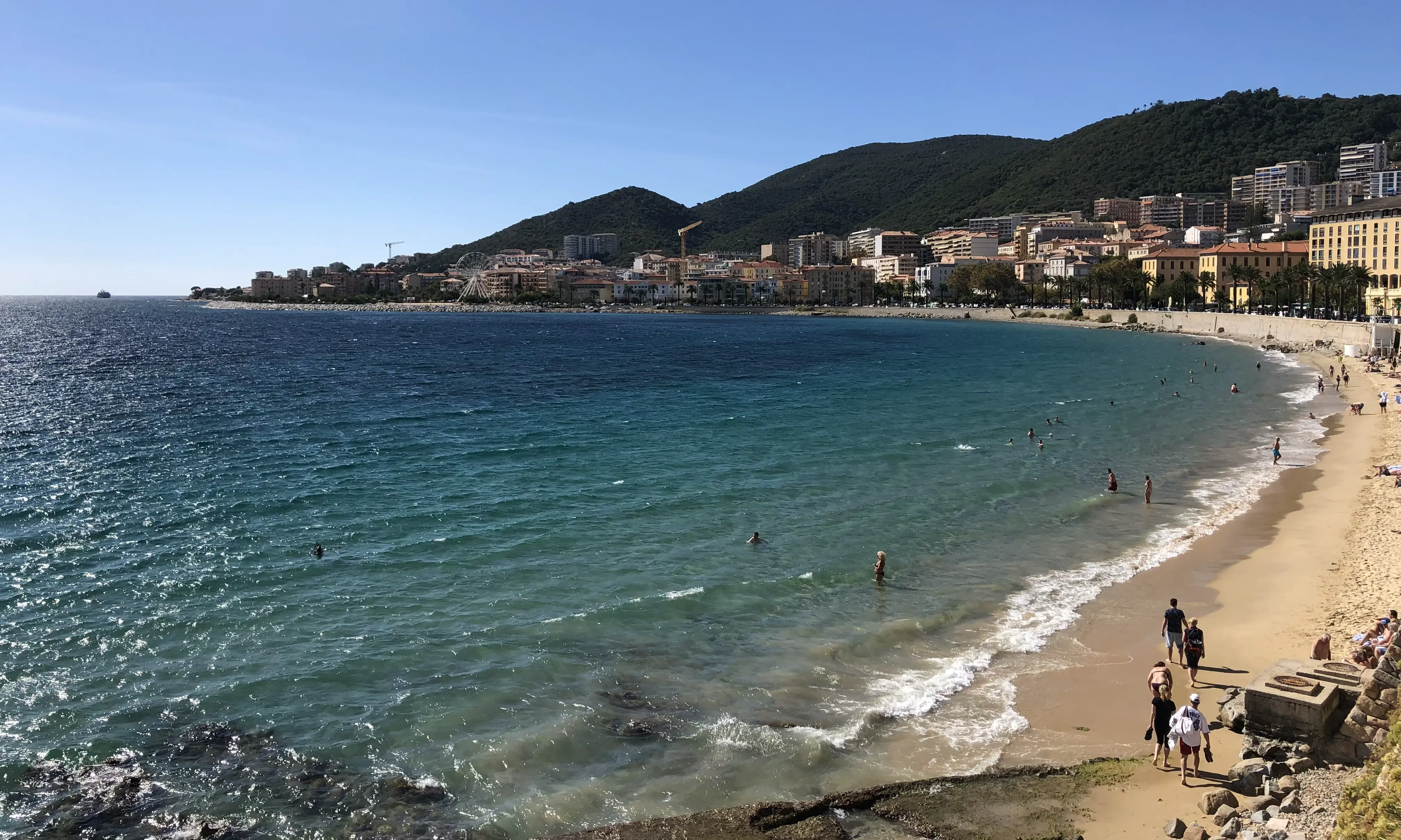 Stadtstrand von Ajaccio