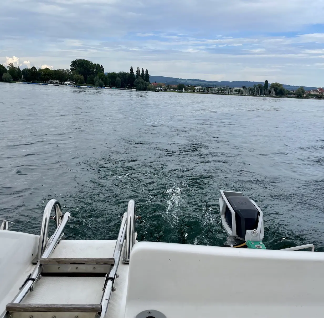 Mit dem Elektroboot auf dem Bodensee
