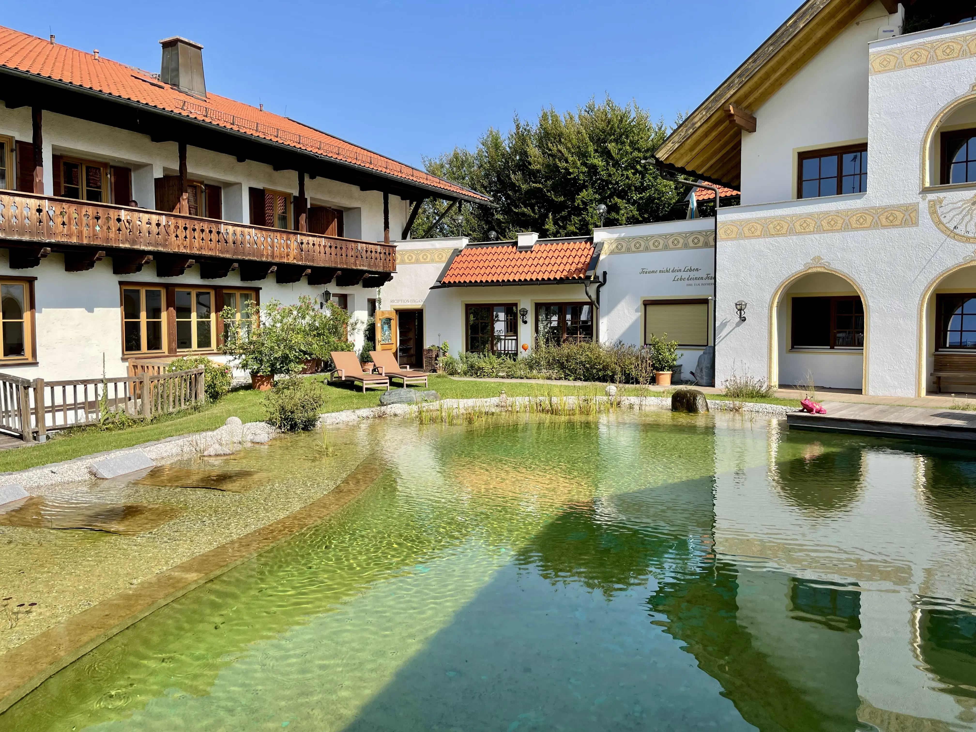 Pool im Außenbereich (Posthotel Hofherr)