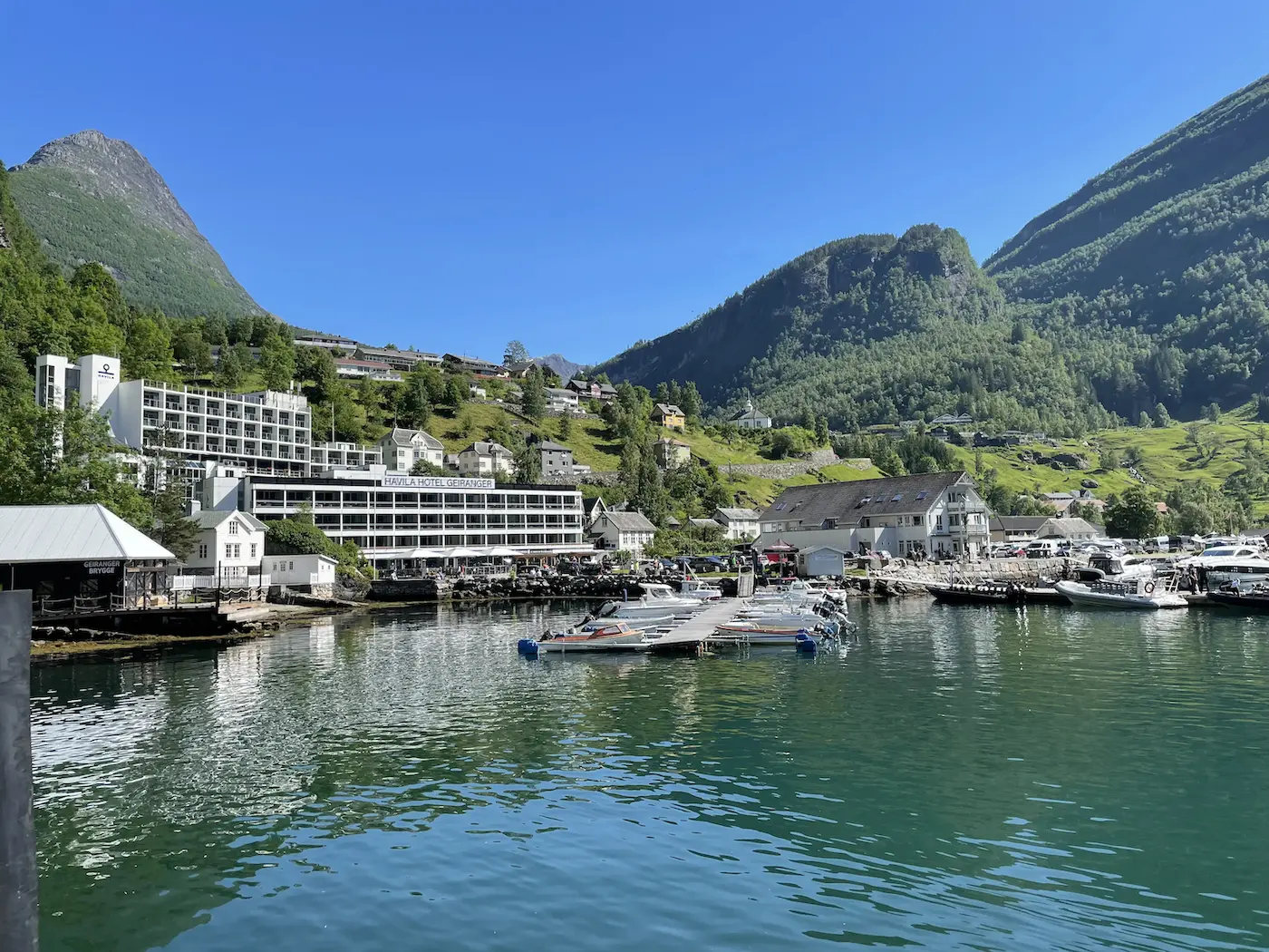 Ort Geiranger in Norwegen