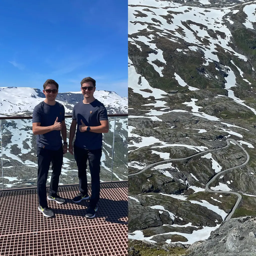 Aussicht vom Geiranger Skywalk