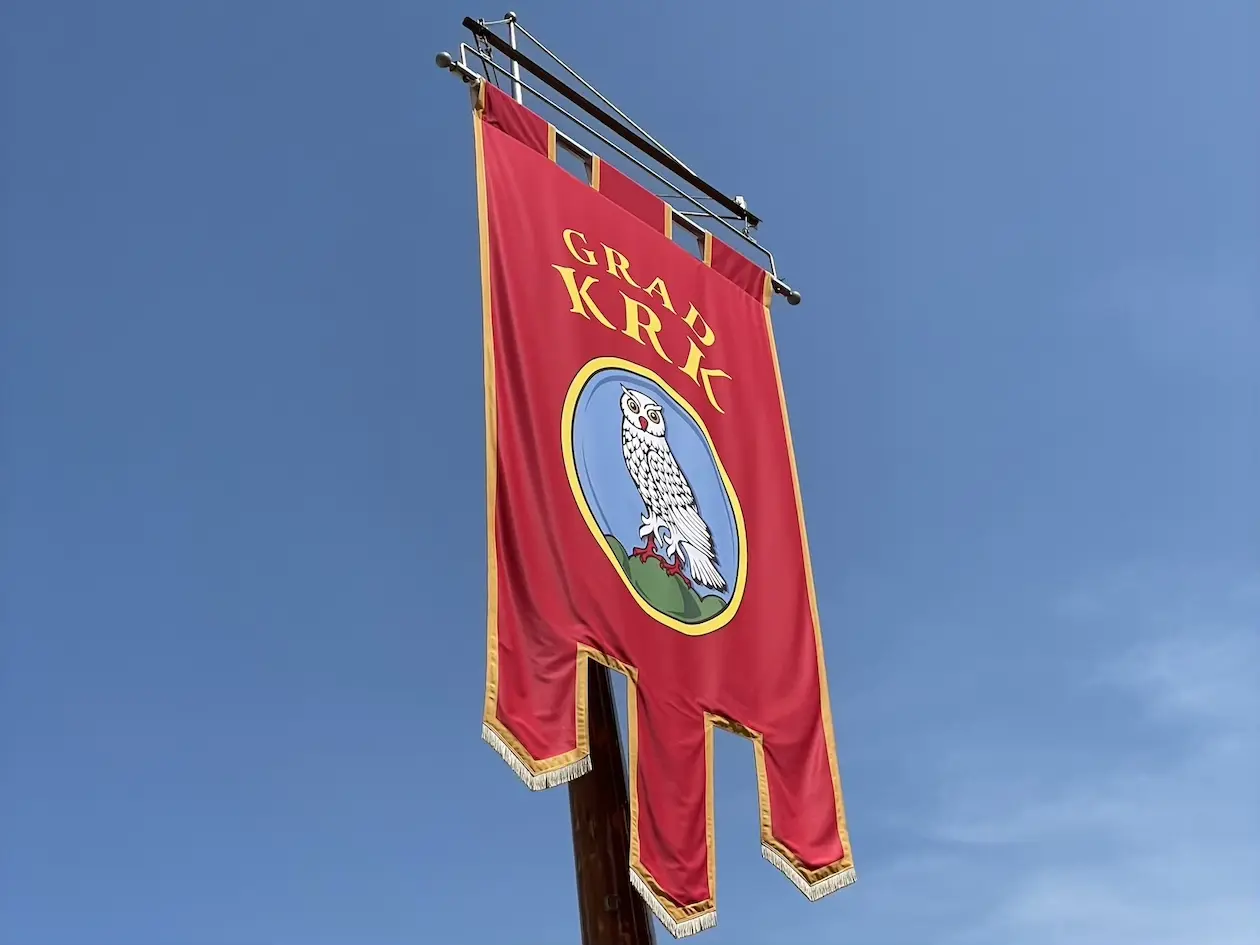 Krk Stadt Flagge
