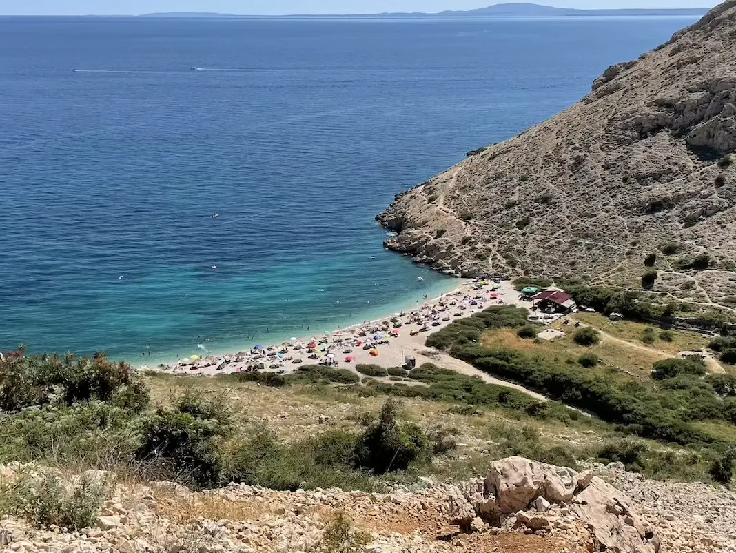 Oprna Beach in Stara Baška