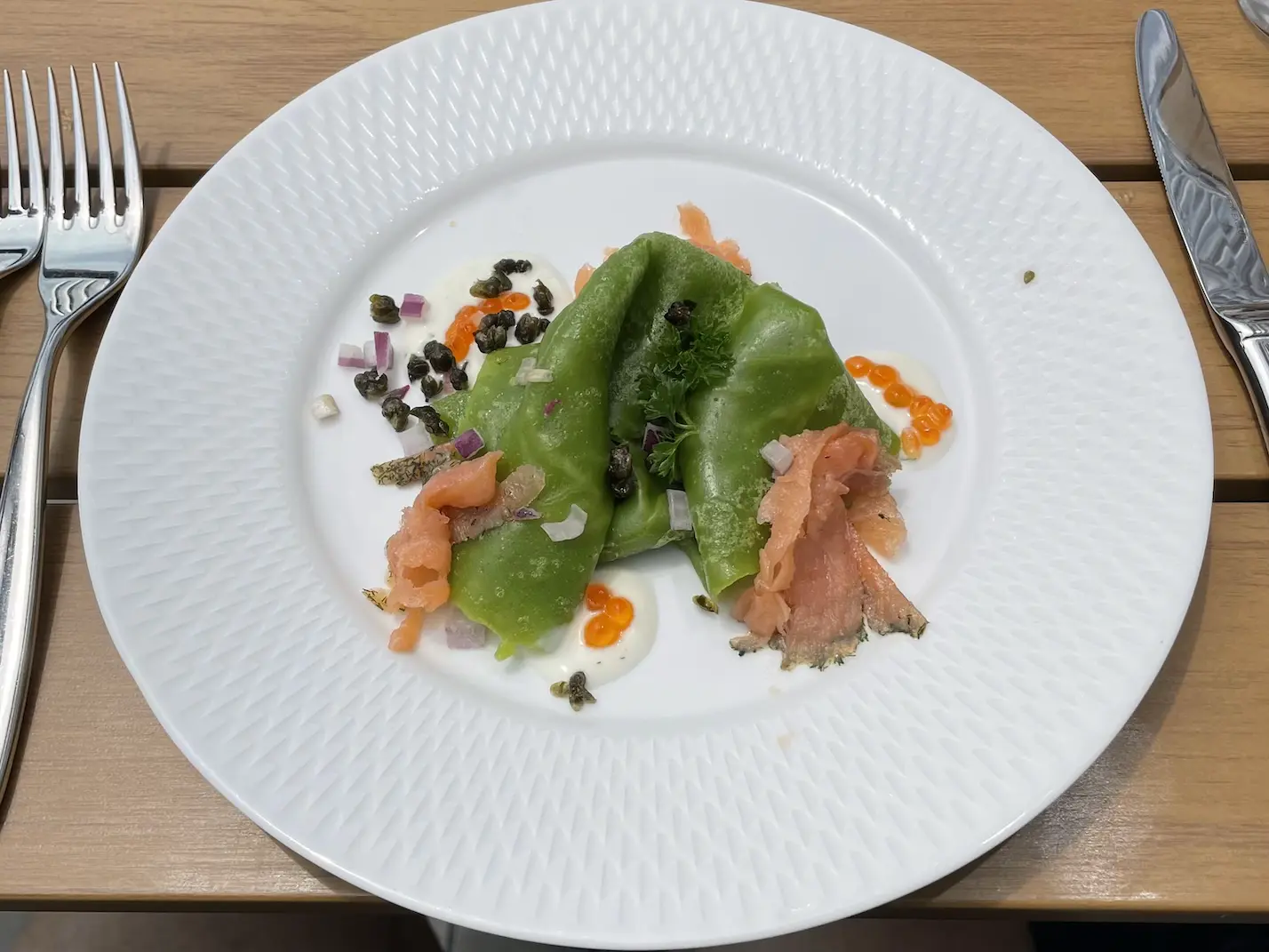 Crêpe au Saumon Gravé