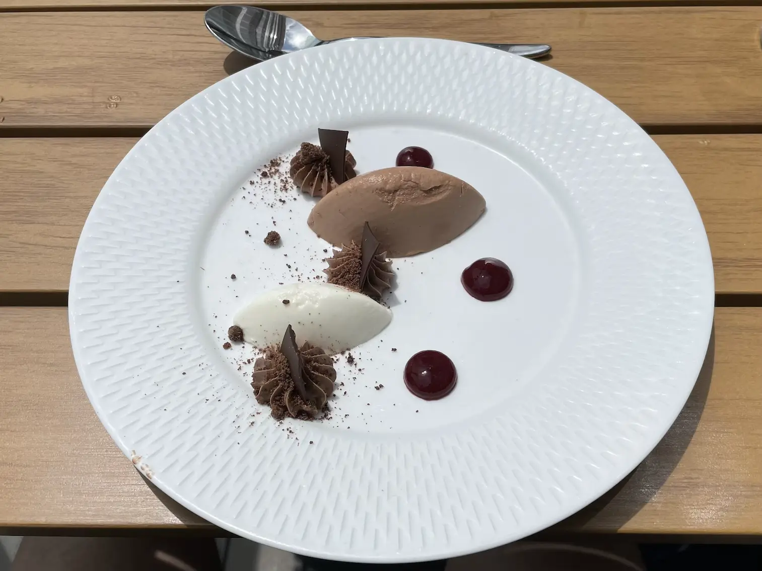 Mousse au chocolat Tricolore