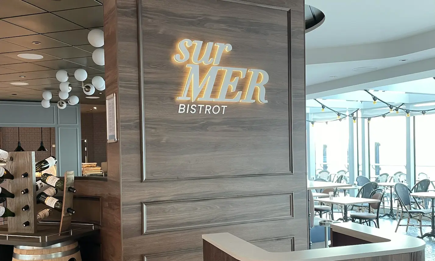 Eingang: Sur Mer Bistrot (Mein Schiff Relax)