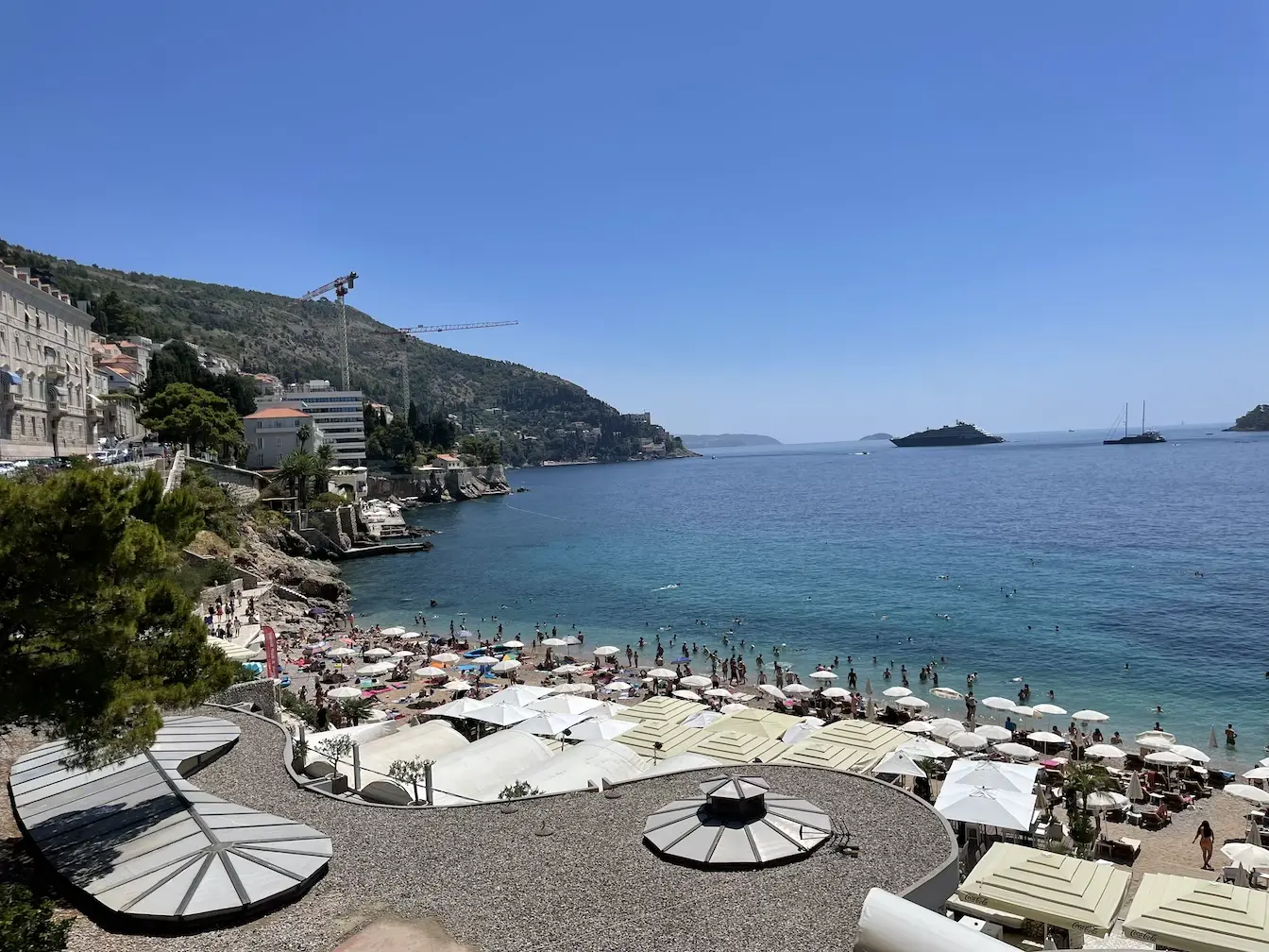 Banje Beach in Dubrovnik