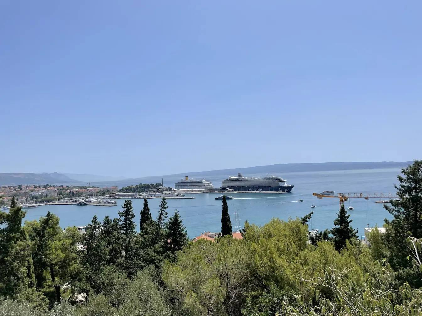 Ausblick vom Marjan Hügel auf Split