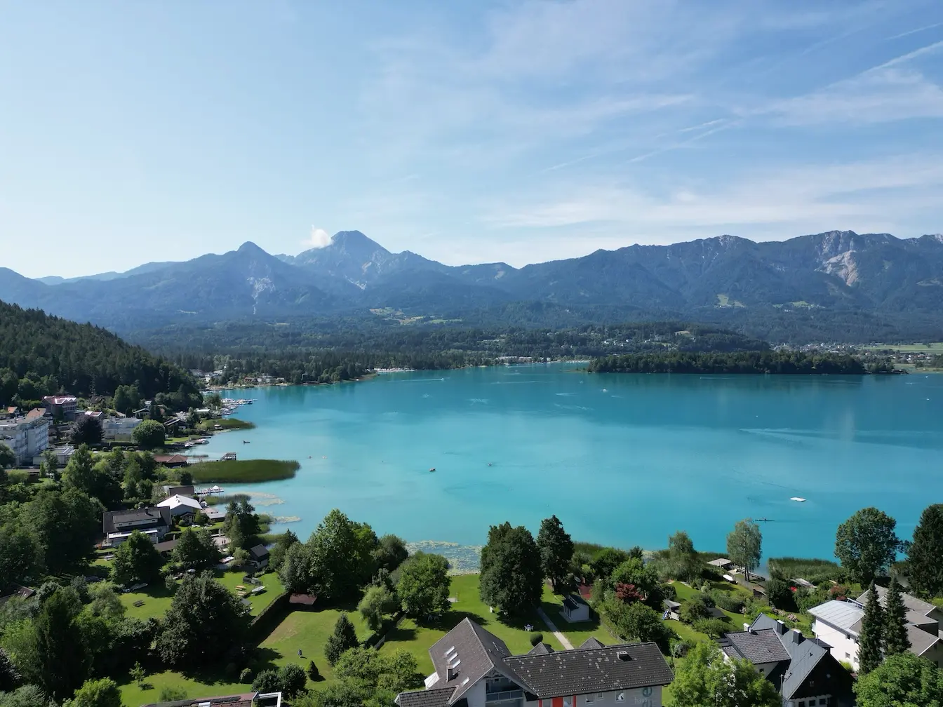 Faaker See von oben