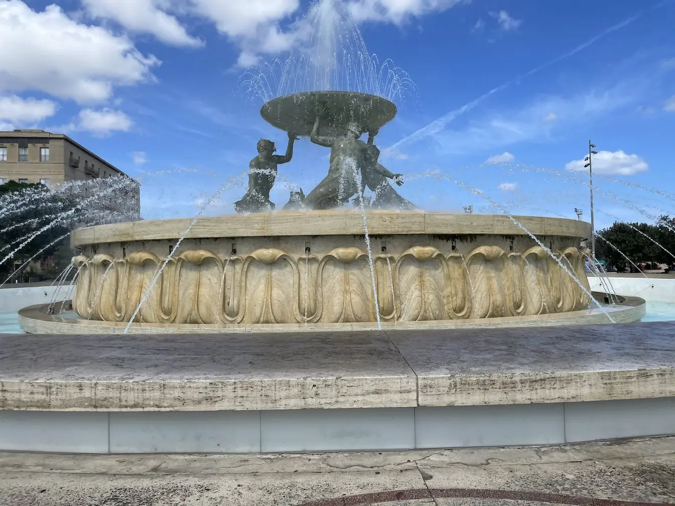 Tritonenbrunnen in Valletta