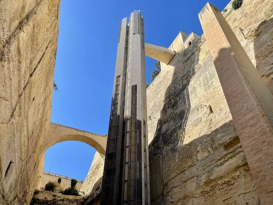 Barrakka Lift in Valletta
