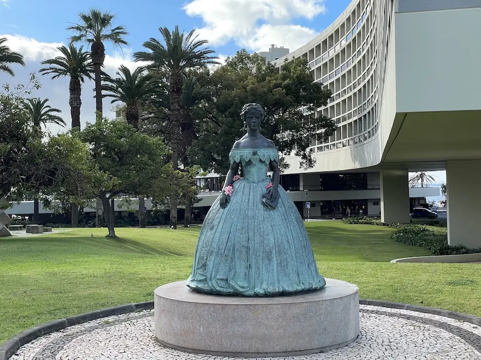 Sissi Statue in Funchal auf Madeira