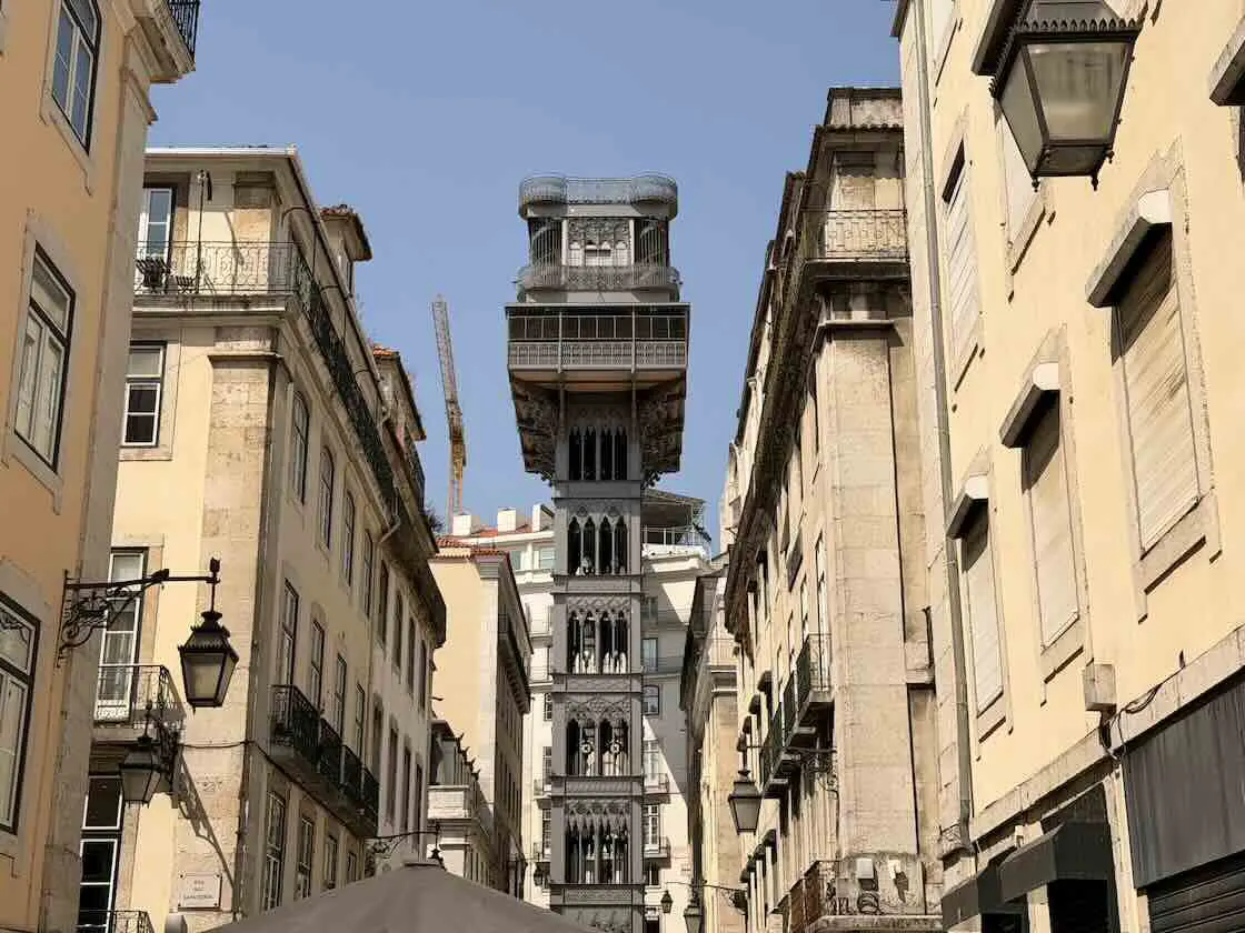 Elevador de Santa Justa in Lissabon