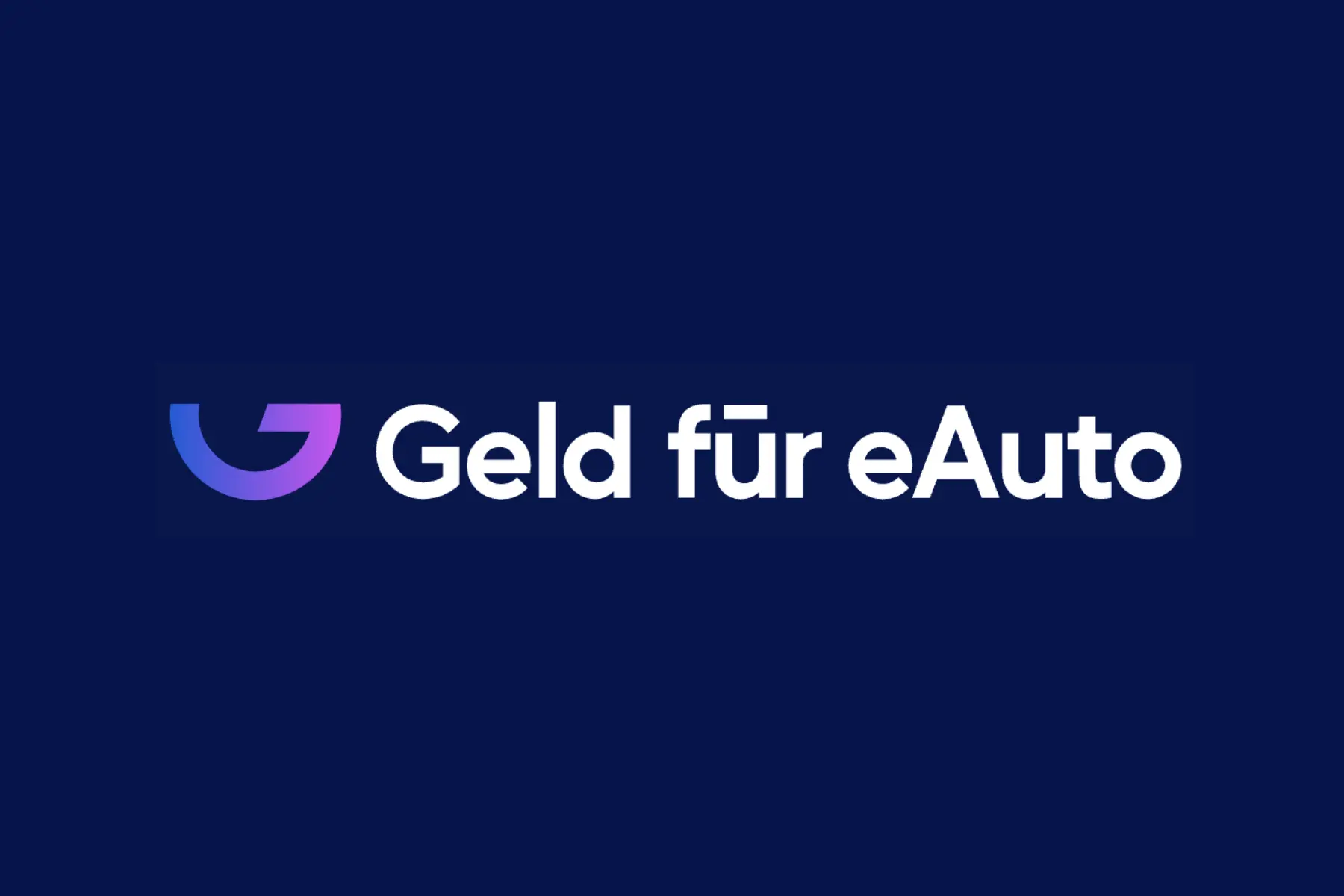 Geld für eAuto